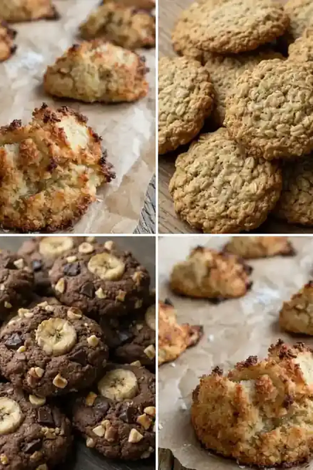 3-Zutaten Bananen-Hafer-Plätzchen