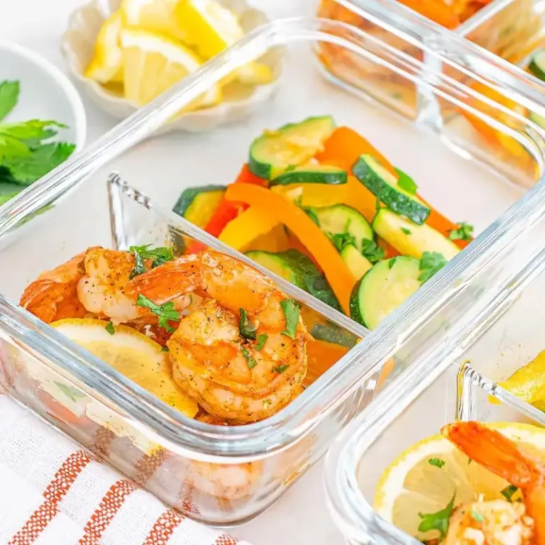 Cajun-Garnelen Und Reis Meal-Prep