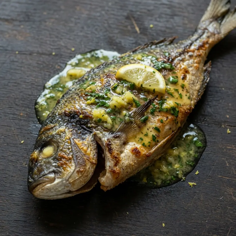 Gebratene Dorade Mit Zitronen-Kräuter-Sauce