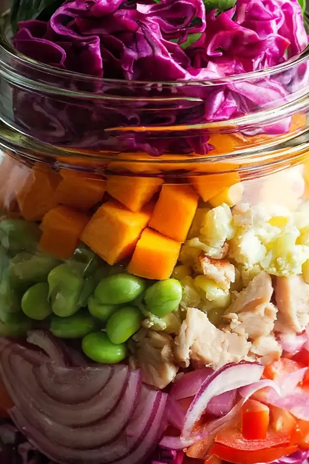 High-Protein Mason Jar Salat Meal-Prep