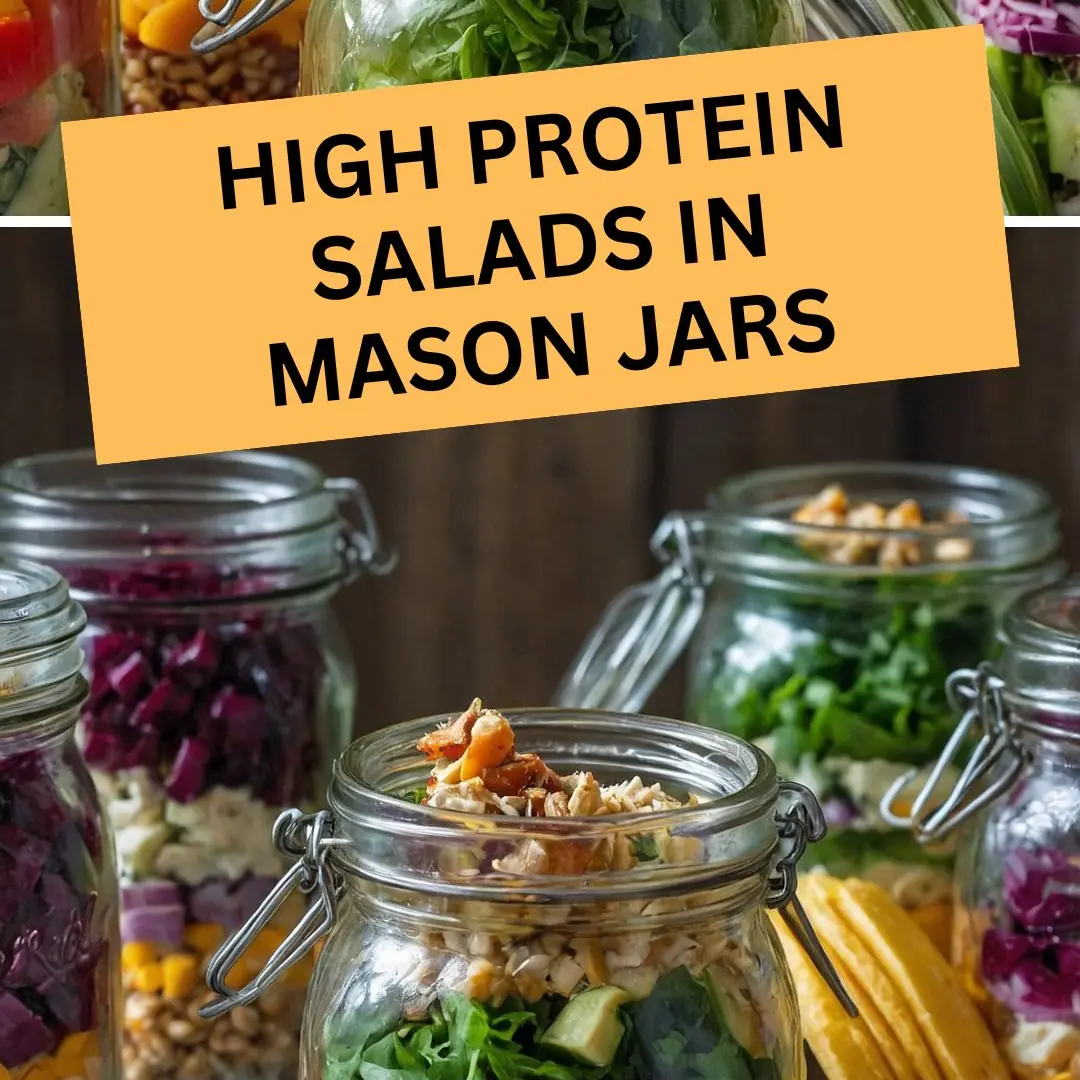 High-Protein Mason Jar Salat Meal-Prep